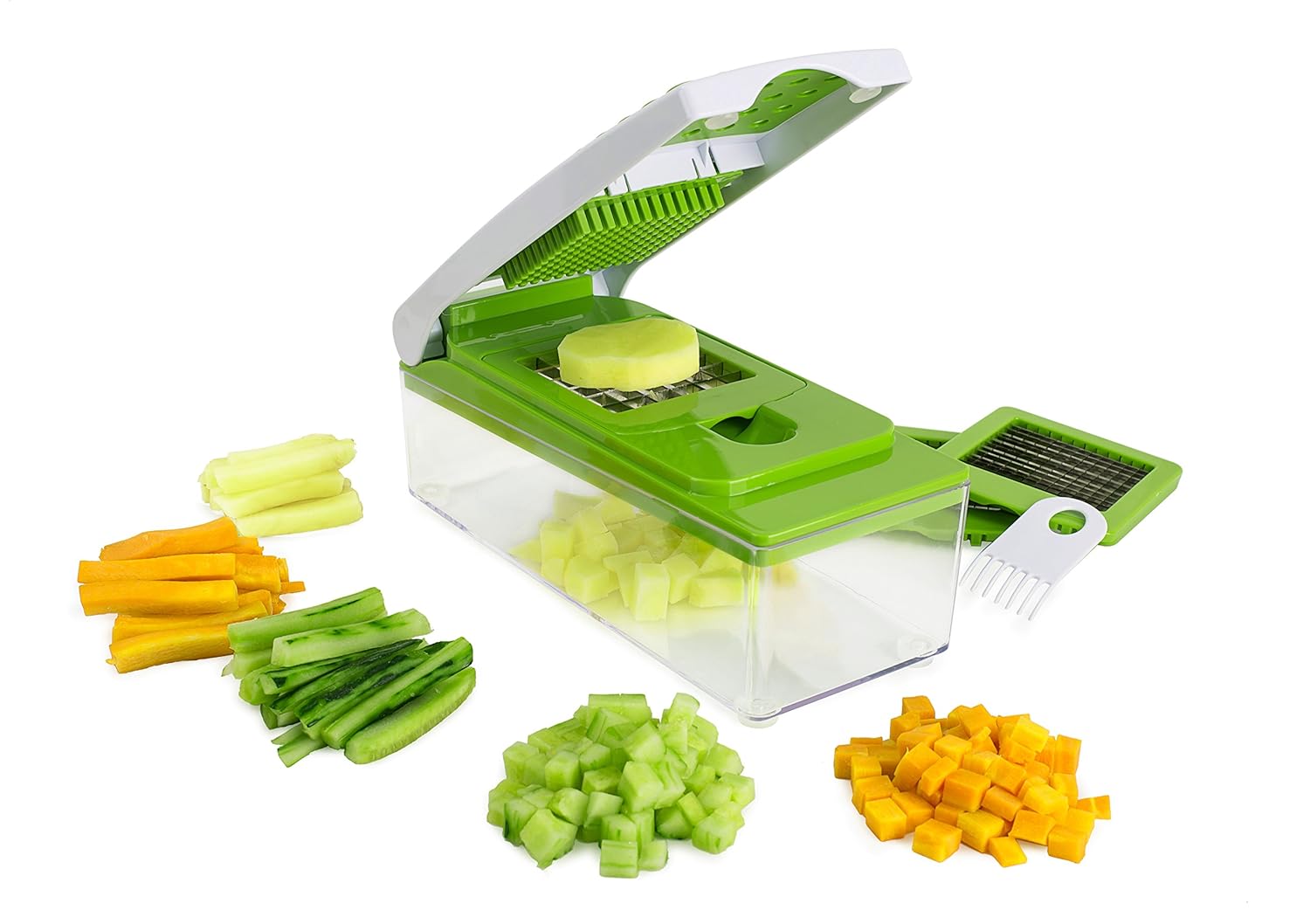 12Piece Multiple Purpose Nicer Dicer Chopper Stainless Steel Blade