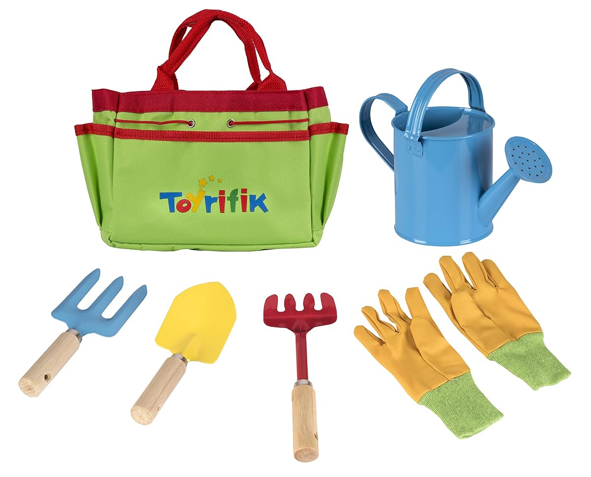 Little Gardener Tool Set With Garden Tools Bag For Kids Gardening Kit