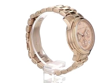 Visit store to see product video: Michael-Kors-Rose-Gold Women Watch