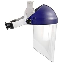 3M Ratchet Headgear H8A, Head and Face Protection 82783-00000, with 3M Clear Polycarbonate Faceshield WP96 (Pack of 1)