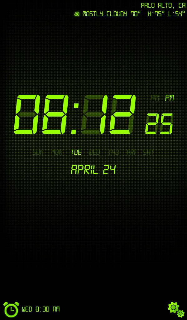 Alarm Clock, Weather, Nightstand (Kindle Tablet Edition