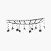 Beistle - 50304 - Movie Set Ceiling Decor - Pack of 6