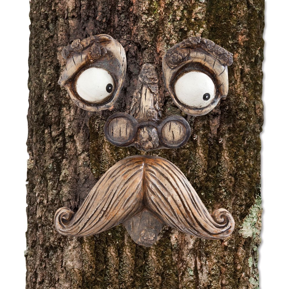 Bits and PiecesOld Man Tree Hugger Garden Peeker Yard Art Outdoor
