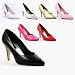 DREAM-420W (8226), 4 Heel Wide Width Pump in 8 Colors and Large Sizes