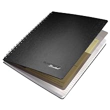 Cambridge Limited Notebook Hardcover black 8.5 x 11 Inches (06100)
