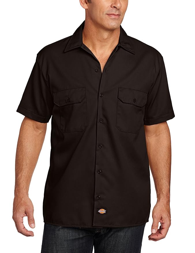 Amazon.com: Dickies Men's Short-Sleeve Work Shirt: Button Down ... Amazon.com: Dickies Men's Short-Sleeve Work Shirt: Button Down ...