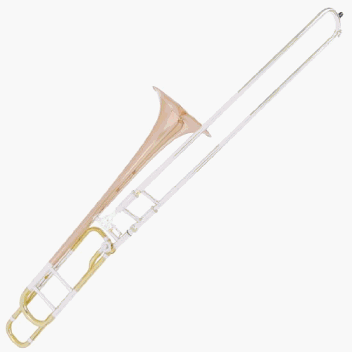 Cecilio TB-382 Intermediate B Flat Slide Trombone with F Attachment + Case