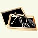 Prince of Wales Show Spurs with Boxed Leather Straps - Ladies 1/2 inch Neck