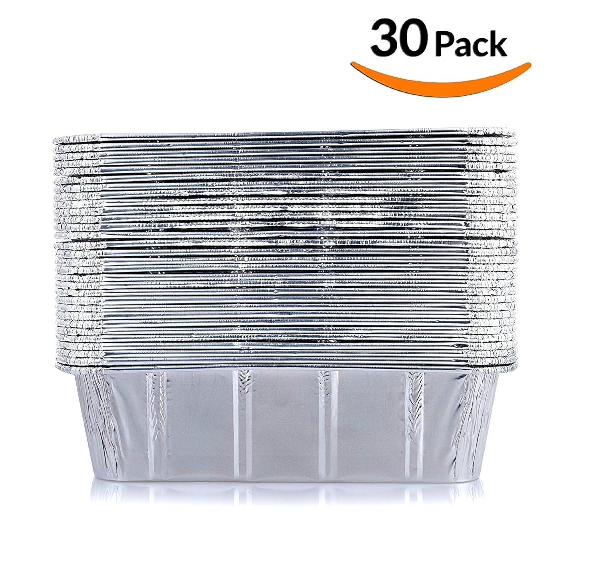 Multi Pack of Disposable Aluminum Foil loaf Bread Pans | 2-Lb Capacity