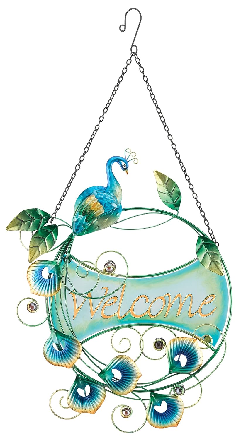 Peacock Yard Decorations Premier Peacock Whirlygig Yard