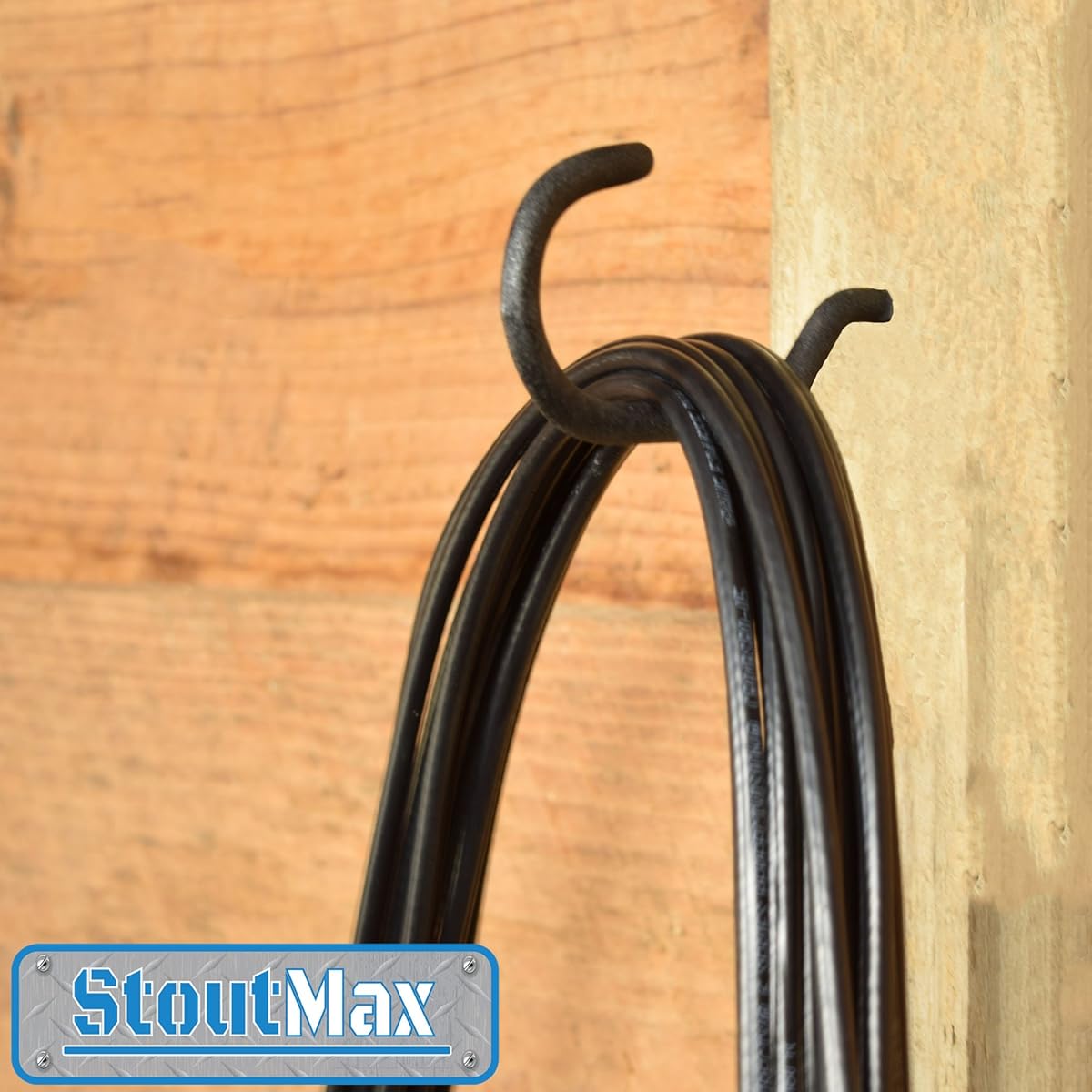 StoutMax Heavy Duty Bike Storage Hooks Set, 8 Pack