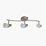 3 White Shade Indoor Ceiling Track Lighting Pendant, Track Lighting Kit, AZS-INTK2700-3A