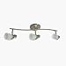 3 White Shade Indoor Ceiling Track Lighting Pendant, Track Lighting Kit, AZS-INTK2700-3A