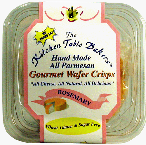 Kitchen Table Bakers Rosemary Gourmet Cheese Crisps by Cheese Crisps