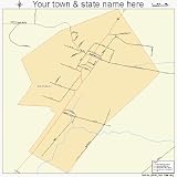 Huge Street & Road Map of Accident, Maryland MD - Printed poster size wall atlas of your home town