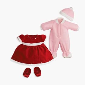 Rosy Cheeks Baby Dress and PJ Set by North American Bear