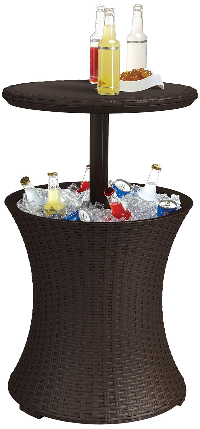 Amazon Keter Rattan Cooler/Cocktail Table Only 80 (Reg. 107.99