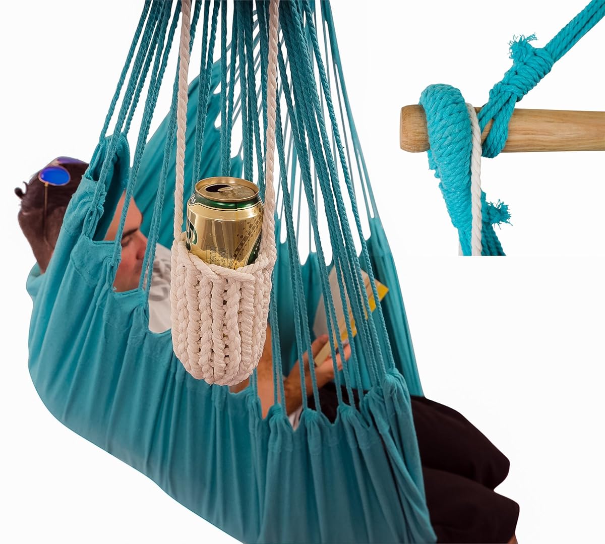 XXL Hammock Chair Swing by Hammock Sky For Patio, Porch, Bedroom