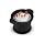 Heathrow Scientific HD28714K Black Onyx Polyurethane True North Cool Container Bucket with Ergonomic Handle, 4 liters Capacity