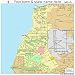 Street & Road Map of Mukilteo, Washington WA - Printed poster size wall atlas of your home town