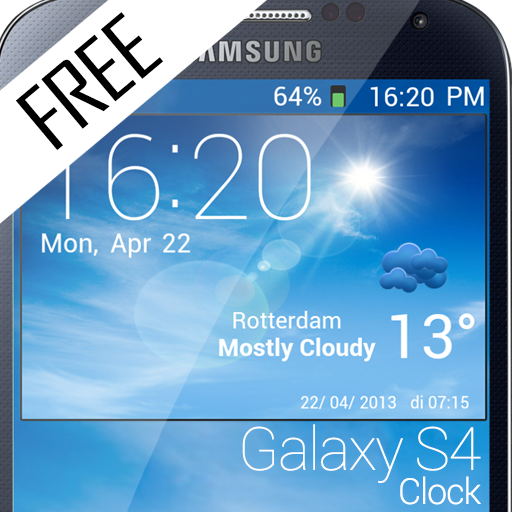 Galaxy S4 clock FREE