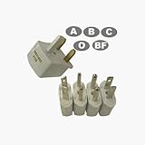 ヤザワ 海外用電源プラグセット 250V6A 250V13Aヤザワ A・B・C・O・BFタイプ HPS5