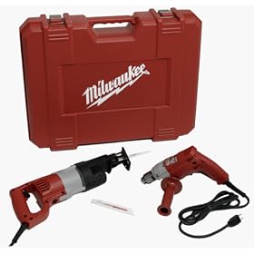 Milwaukee 6509-24 Combo Kit with 3/8-Inch Magnum Drill and Sawzall
