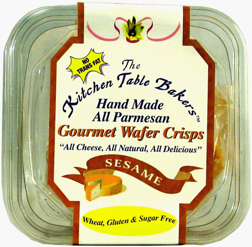 Kitchen Table Bakers Sesame Gourmet Cheese Crisps by Cheese Crisps