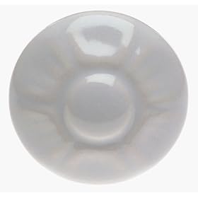 Amerock BP1320-W White Floral/Ceramic Knob