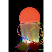 Fortune Products ELFW-3.2-2B Electroluminescent Flash Wire, 3.2mm Diameter x 2 yd Length, Blue