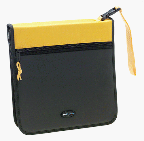 cdProjects CDBPS104Y Sport Carrycase (104 Capacity, Nylon, Yellow/Black)