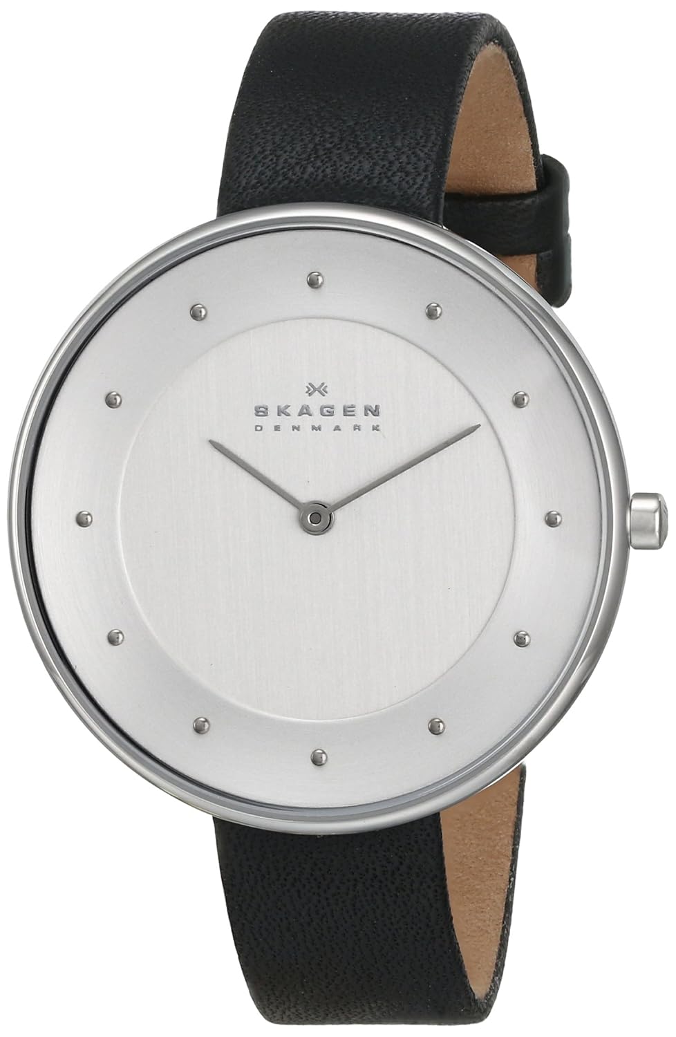 Skagen Women's SKW2232 'Gitte' Black Leather Watch 768680205343 eBay