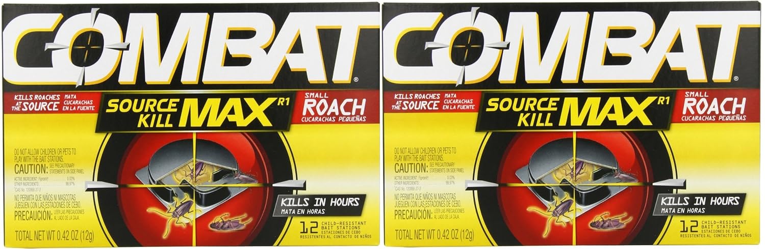 Amazon.com: Combat Source Kill MAX, Small Roach Bait Stations ...