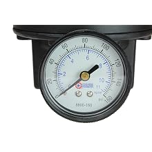 Coilhose Pneumatics 8803G Heavy Duty Series Regulator, 3/8-Inch Pipe Size with Gauge