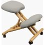 Wooden Ergonomic Kneeling Posture Office Chair w Wheels