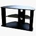 Strand Rydal Universal TV Stand - for up to 32 TV - Black, Glass Shelf