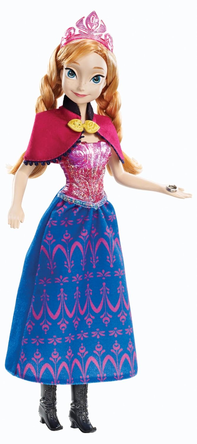 light up castle playset disney frozen musical magic anna doll