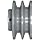 TB Woods 2BK3658 FHP Bored-To-Size, 3.75" Outside Body Diameter, 0.625" Bore Diameter V-Belt Sheave