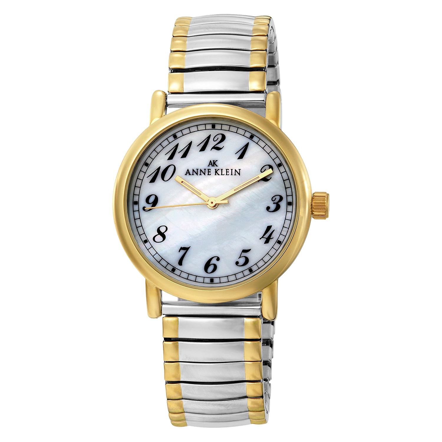 Women's Watches Anne Klein Women's 109113MPTT TwoTone Round Easy to