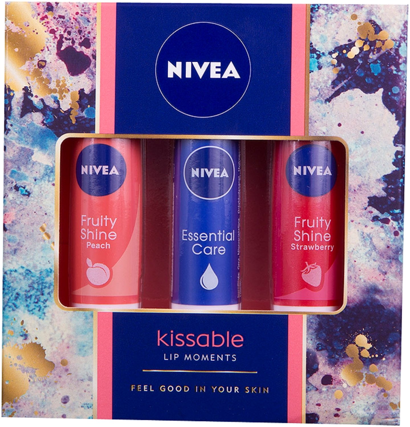 Nivea Kissable Lip Moments Gift Set for Women, 3 Pieces eBay