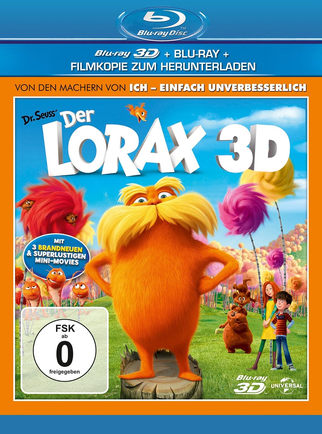 Der Lorax BluRay 3D amazon