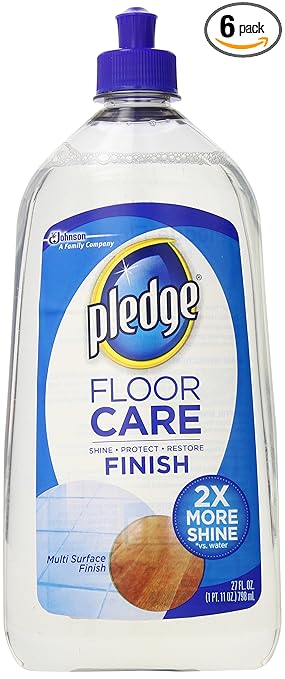 Pledge Floor Care, Multi-Surface Finish, 27-Ounce Bottles (Pack of 6)