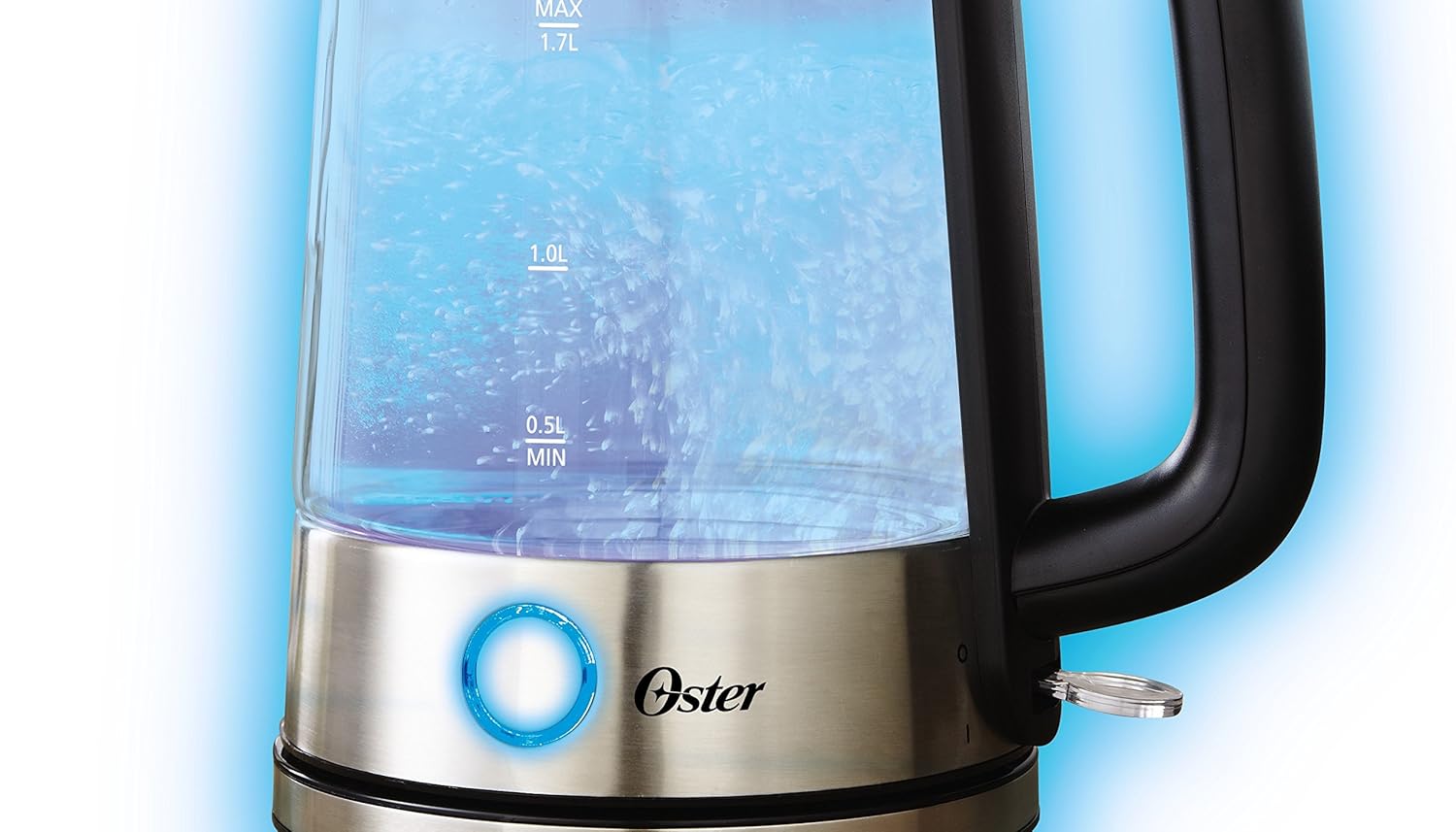 Oster BVSTKT7098000 7Cup Illuminating Glass Kettle, 1.7Liter , New