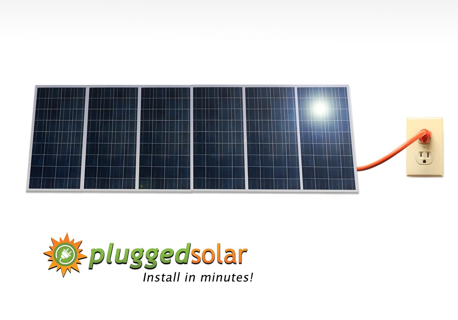 PluggedSolar, 1.7KW Solar Grid Tie System, Ready to Install in Minutes