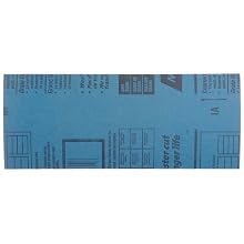 Norton A259 3X Clamp & Sand Sheet, 3-2/3 x 9", Aluminum Oxide (Pack of 4)