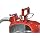 Justrite AccuFlow 7250130 Type II Galvanized Steel Safety Can with 1" Flexible Spout, 5 Gallons Capacity, Red