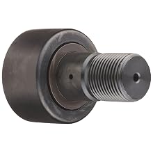 RBC Cam Follower CH48LW 1.500" Outside Diameter, Heavy Duty Stud Type, Hex Head, Sealed, Crowned Outer Ring Cam Follower