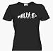 Suchen : BMX evolution of moving speedbike extreme sports Girlie-Shirt S-L