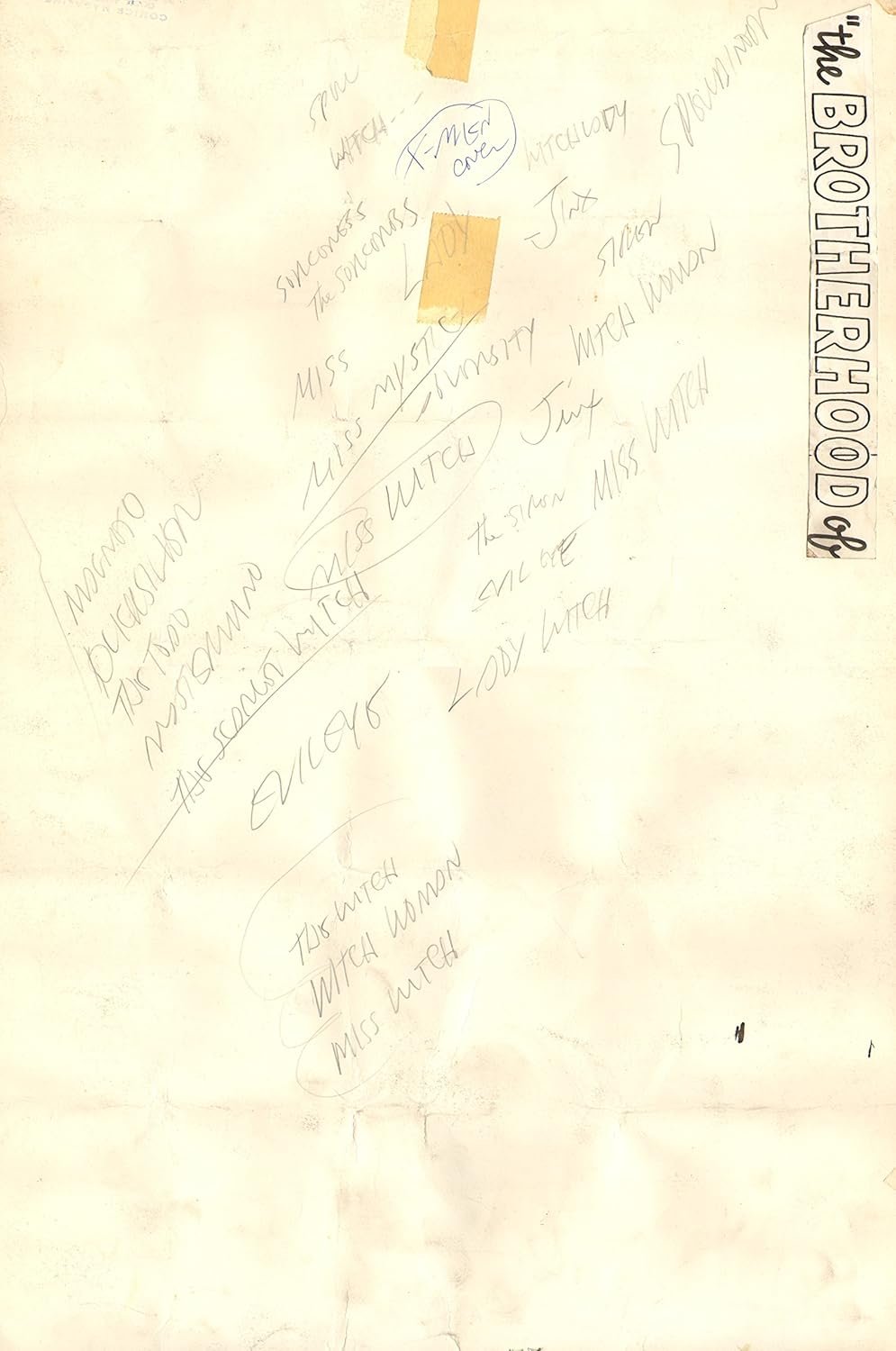 Scarlet Witch Tryout Names Comics General CGC Comic Book Collectors