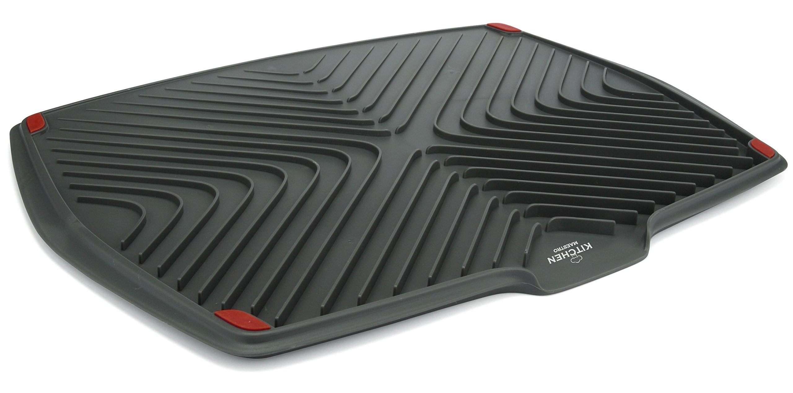 Kitchen Maestro Dish Drying Board Two Sided Universal Draining Mat eBay